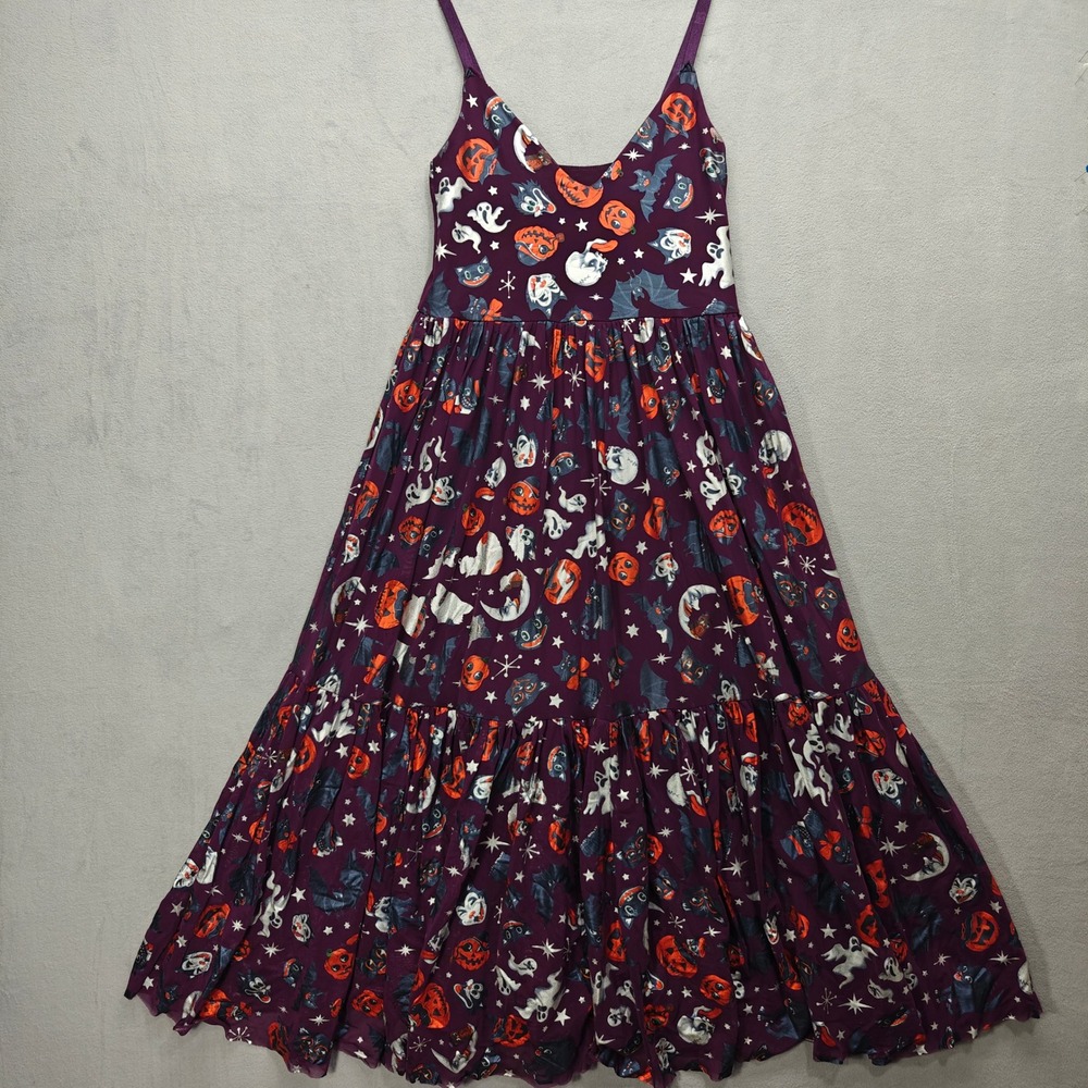 BlackMilk Trick or Treat Sheer Midaxi Dress Womens XS Mesh Whimsigoth Feminine